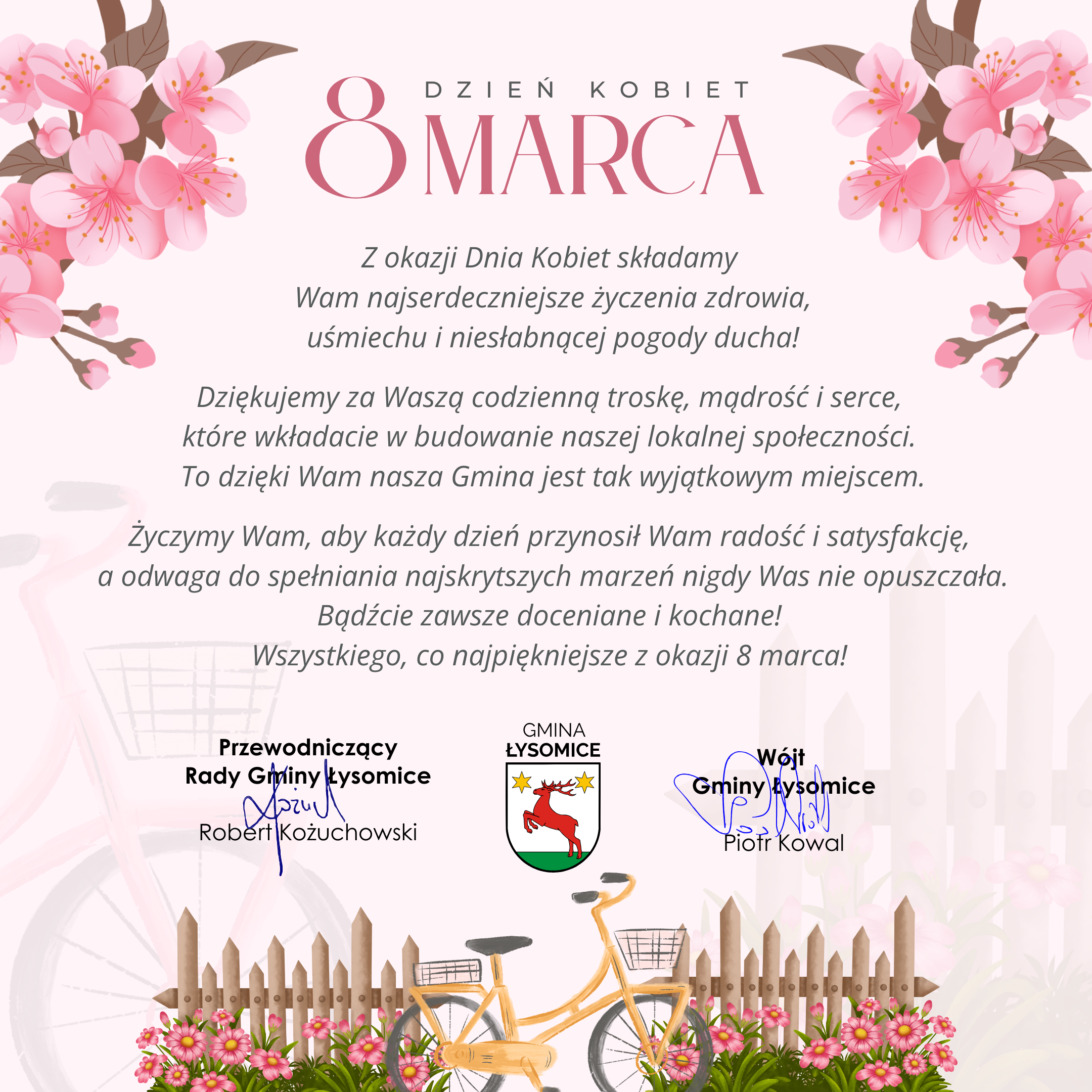 Życzenia z okazji Dnia Kobiet