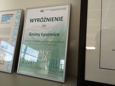 Gmina Łysomice liderem czystego powietrza