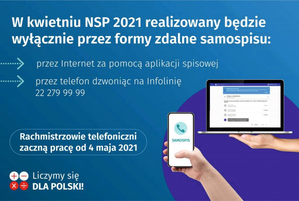 Formy realizacji NSP 2021 w kwietniu