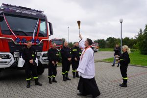 Nowy wóz gaśniczo pożarniczy w Gostkowie