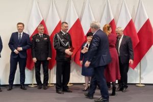 Uroczyste przekazanie promesy dla OSP Kamionki Duże