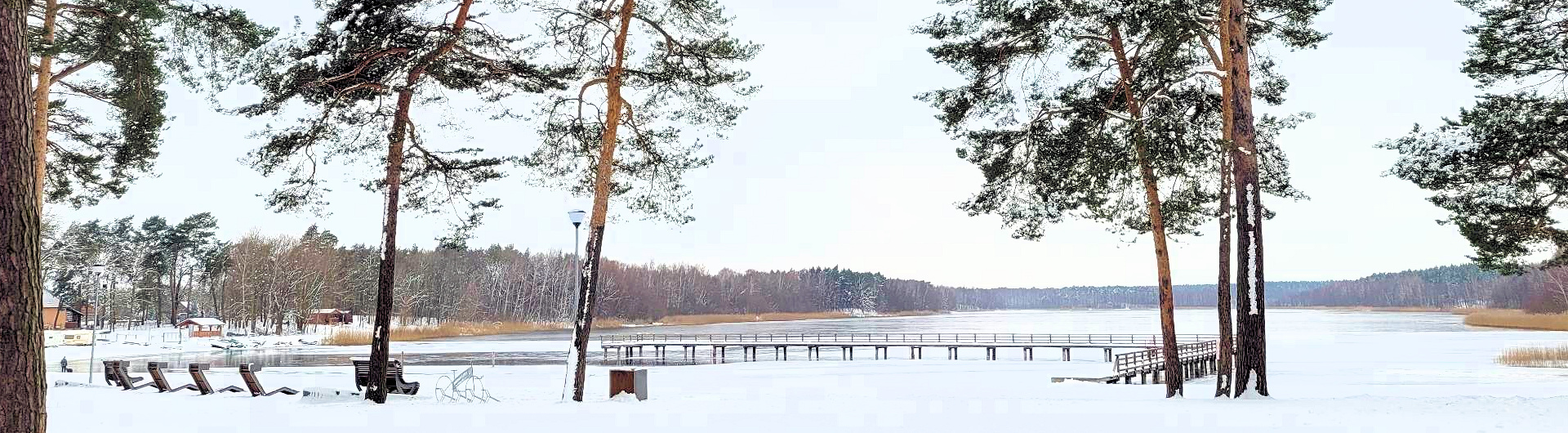 Łysomice - zimowy krajobraz