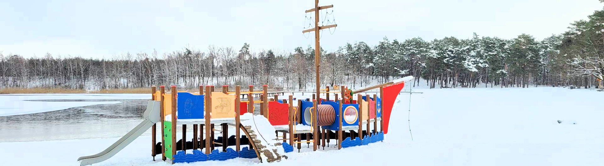 Łysomice - zimowy krajobraz