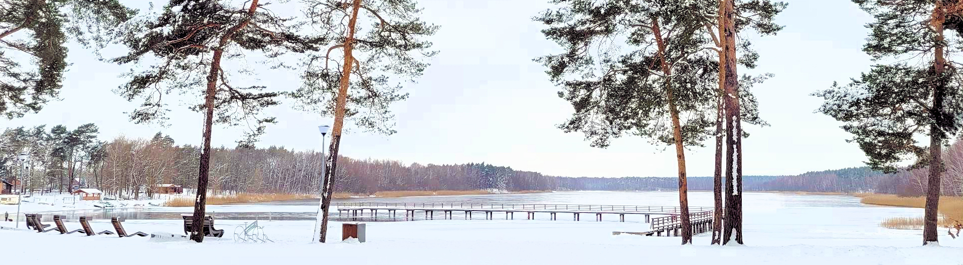 Łysomice - zimowy krajobraz