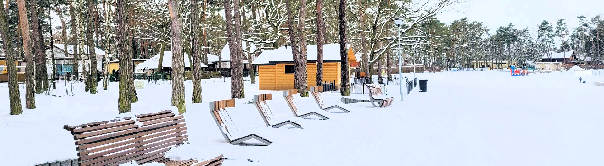 Łysomice - zimowy krajobraz