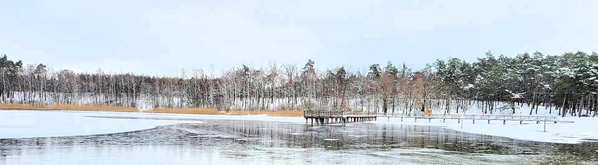 Łysomice - zimowy krajobraz