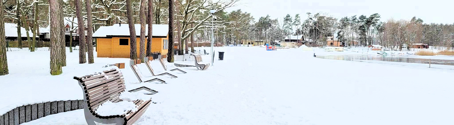 Łysomice - zimowy krajobraz