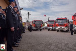 Oficjalnie przekazano nowy ciężki samochód ratowniczo-gaśniczy dla OSP w Kamionkach Dużych