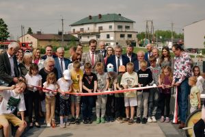 Otwarcie terenu przy łysomickiej Galerii Spotkań