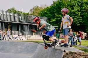 Otwarcie terenu przy łysomickiej Galerii Spotkań