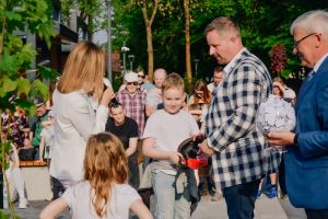 Otwarcie terenu przy łysomickiej Galerii Spotkań