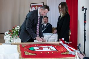 Sztandar Gminy Łysomice