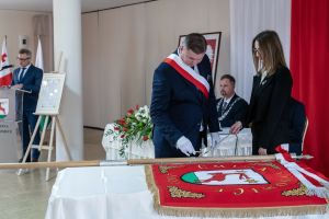 Sztandar Gminy Łysomice