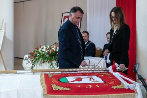 Sztandar Gminy Łysomice