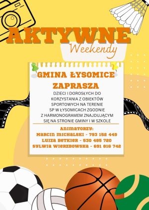 Aktywny weekend w szkole Podstawowej w Łysomicach
