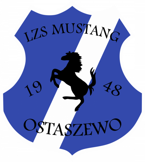 Logo klubu sportowego LZS Mustang Ostaszewo