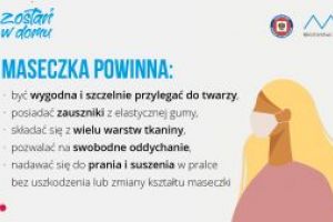 Zalecenia dotyczące noszenia maseczek