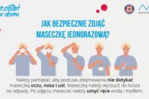 Zalecenia dotyczące noszenia maseczek