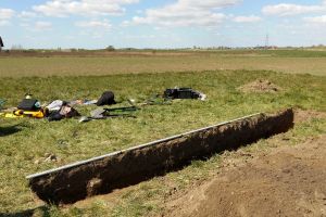 Archeolodzy badający rondele na terenie Gminy Łysomice