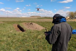 Archeolodzy badający rondele na terenie Gminy Łysomice