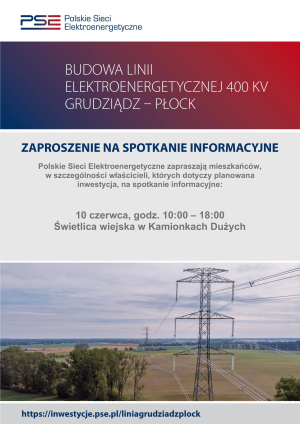 Konsultacje społeczne na temat przebiegu nowej linii elektroenergetycznej