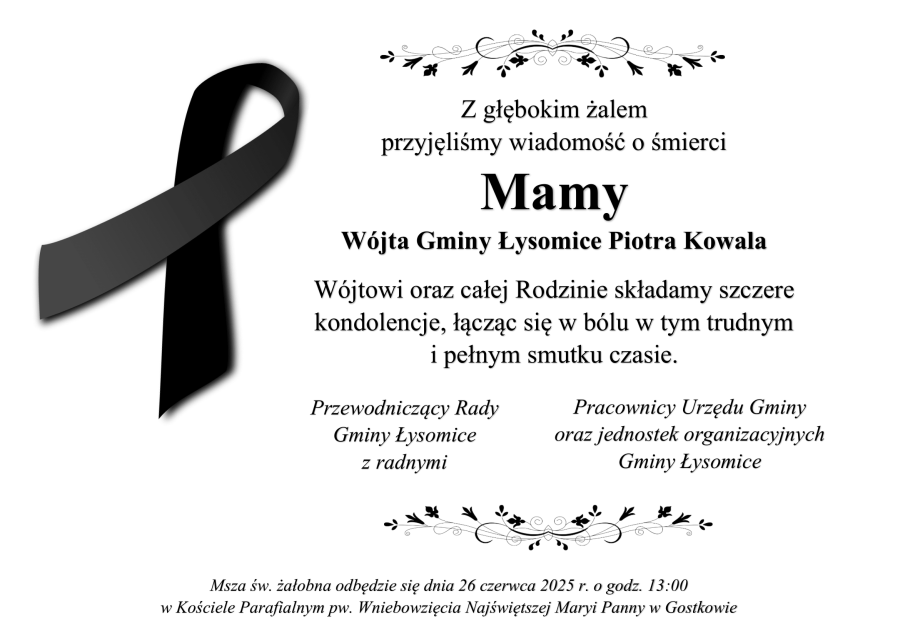 Wyrazy głębokiego współczucia