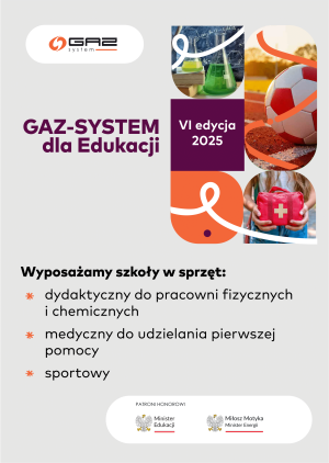 GAZ-SYSTEM dla edukacji plakat