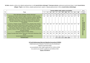 Harmonogram wywozu odpadów komunalnych w 2026 r.
