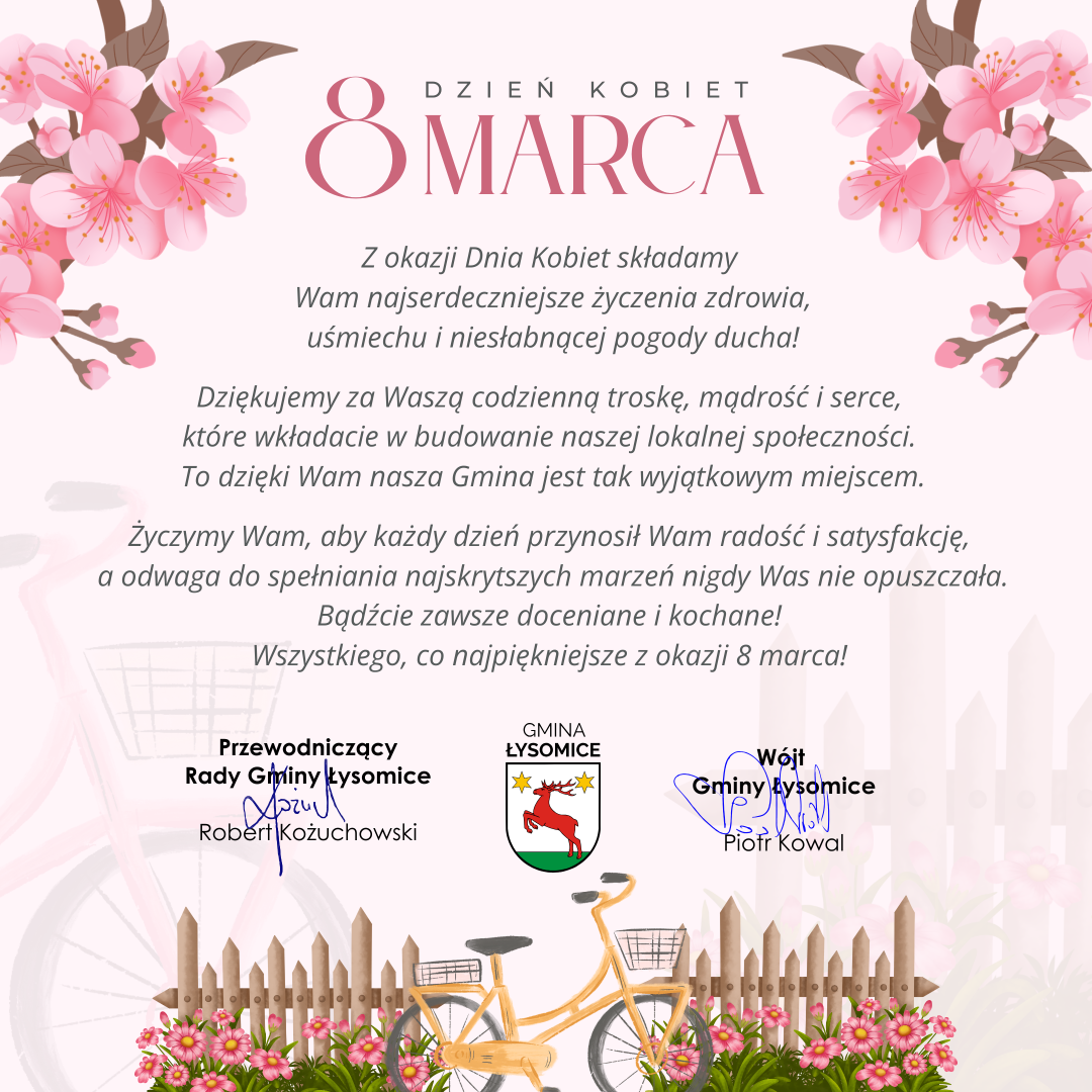 Życzenia z okazji Dnia Kobiet