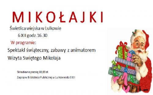 Mikołajki w sołectwie Lulkowo 