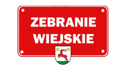 Zebranie wiejskie w miejscowości Zakrzewko