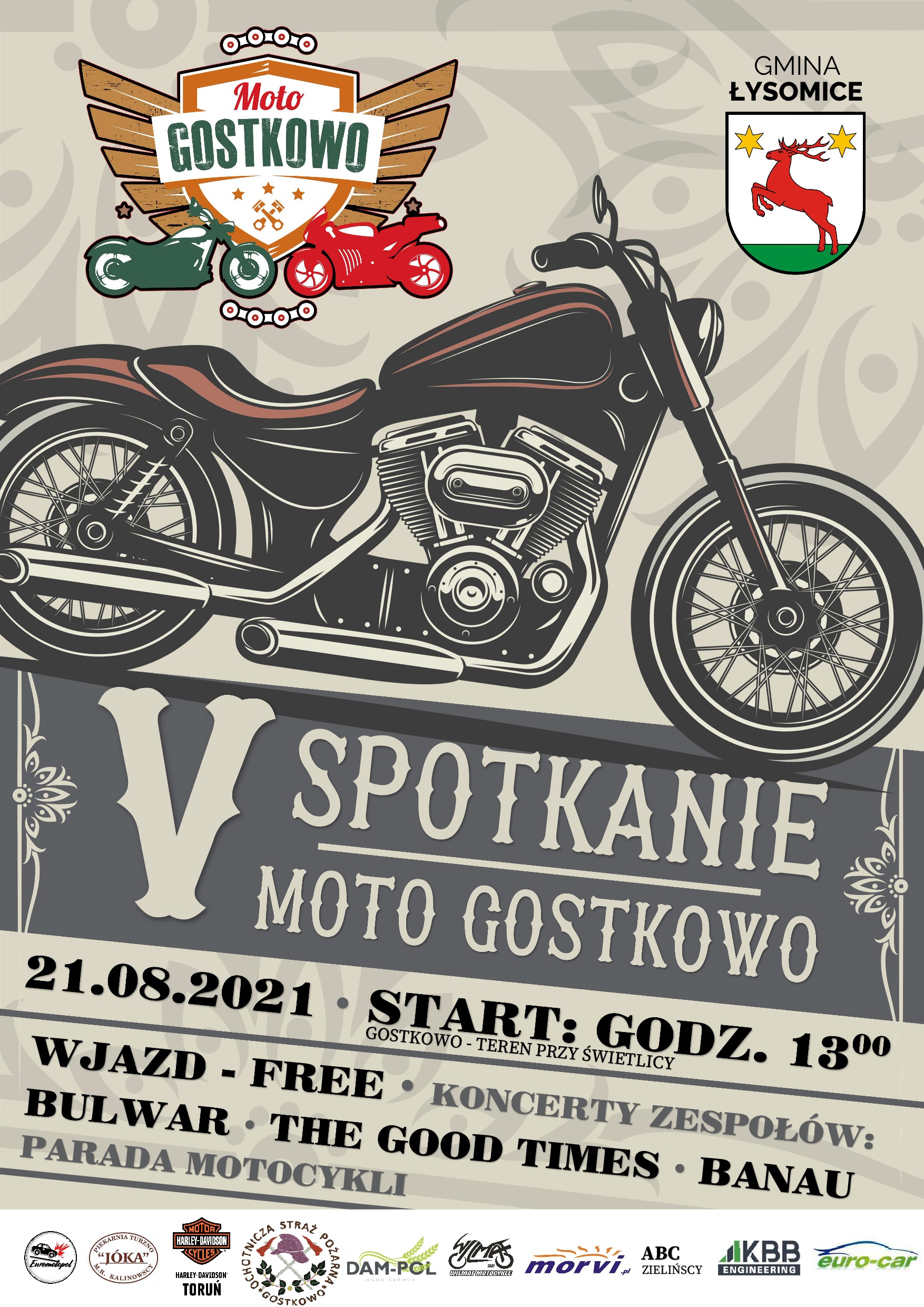 V Spotkanie Motocyklowe Moto Gostkowo