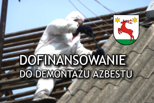 Dofinansowanie do demontażu, transportu i unieszkodliwiania azbestu z terenu gminy Łysomice w 2020 r.