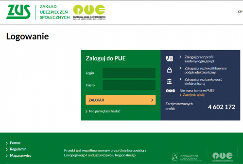 PUE ZUS ma już 10 lat.  Z platformy korzysta ponad 10 mln użytkowników.