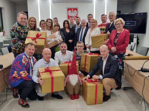 Szlachetna, świąteczna, samorządowa paczka w Gminie Łysomice.