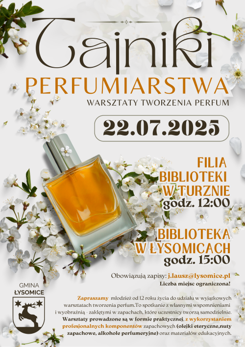 Warsztaty Tworzenia Perfum – zapraszamy do świata zapachów