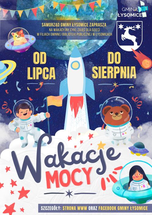Wakacje Mocy – zapraszamy na kreatywne zajęcia w bibliotekach!