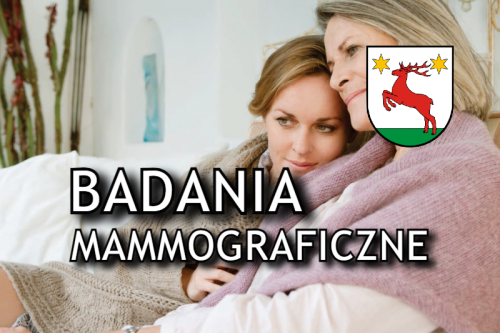Bezpłatne badania mammograficzne.