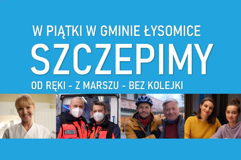 Szczepienia w Gminie Łysomice. W piątki od ręki z marszu!